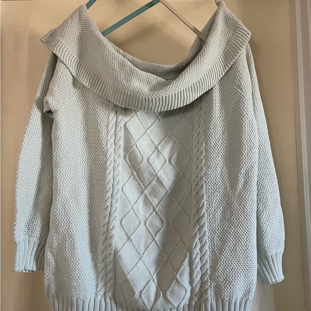 NWT Lane Bryant Woman’s sweater I have (2) size 18/20- 22/24 light green
